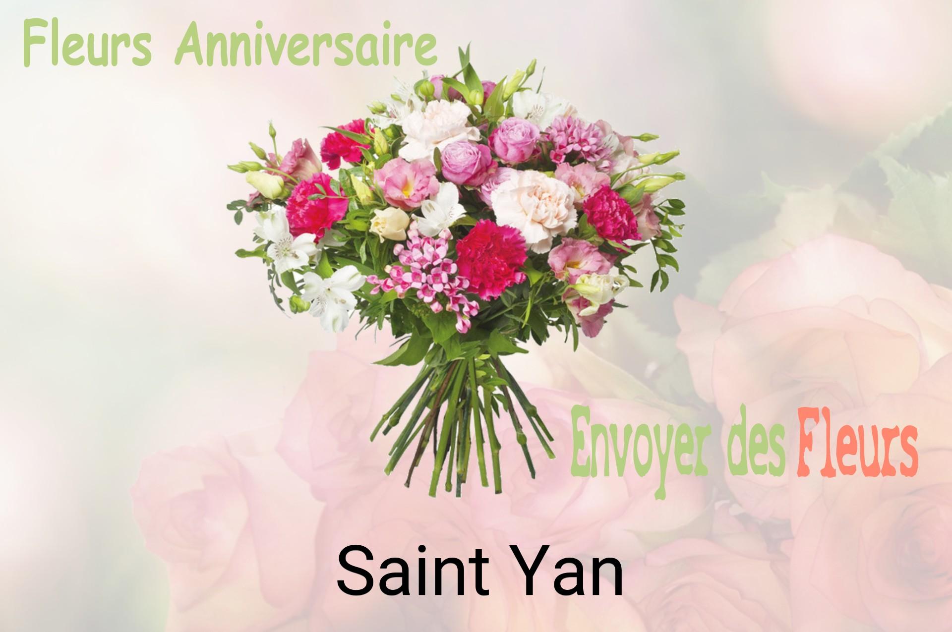 Bouquet de fleurs d’anniversaire livré à Saint-Yan