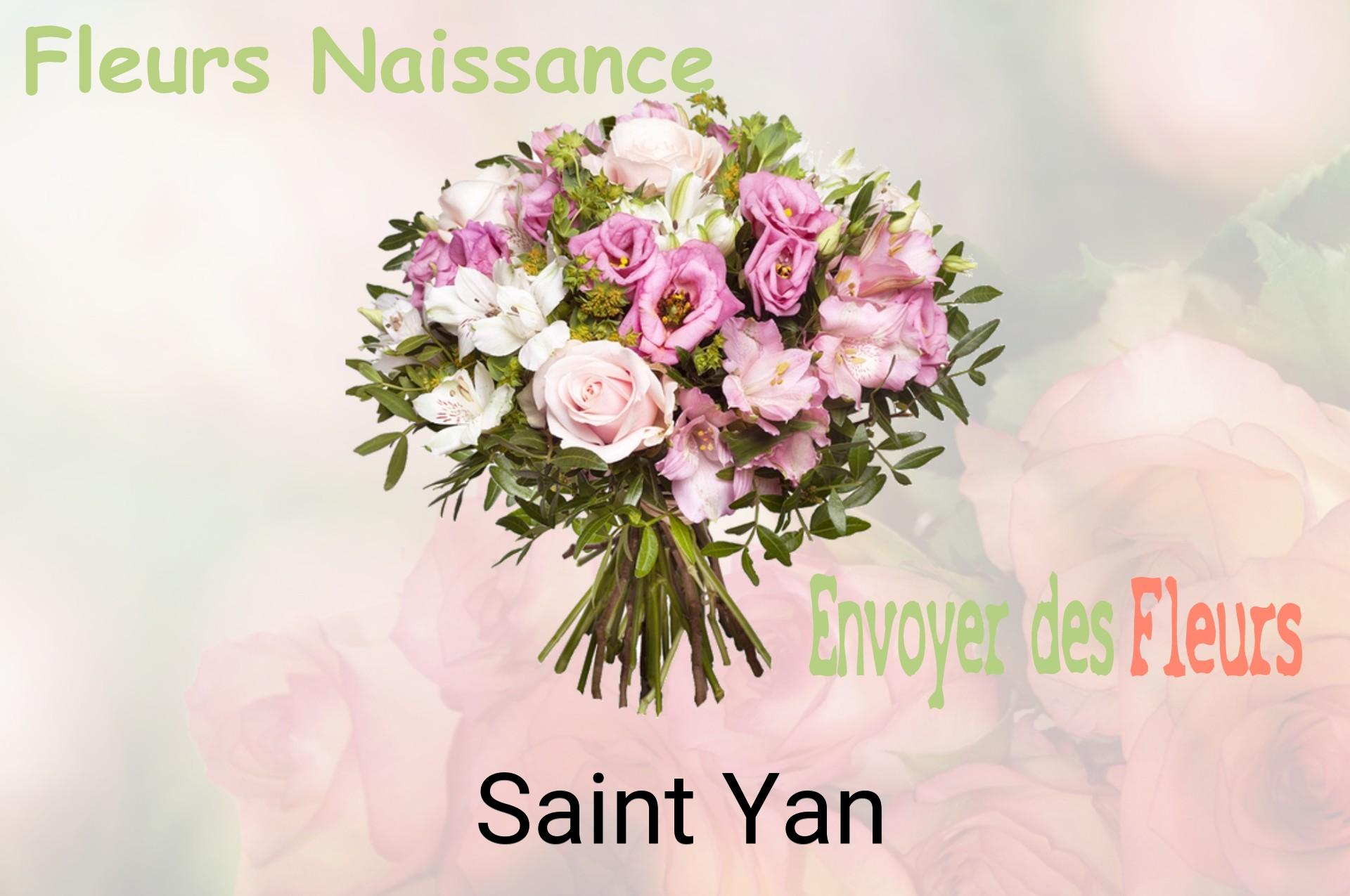 Bouquet de fleurs de naissance livré à Saint-Yan
